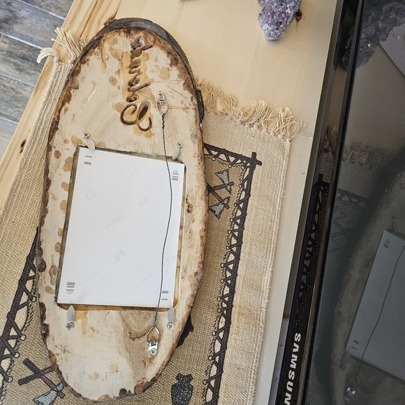 Colorado Rustic Log Slab Picture Frame - Picture 5 of 5